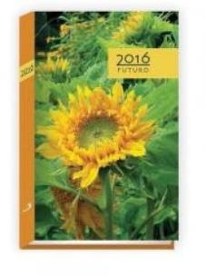 Okładka książki Terminarz 2016 Futuro - słoneczniki