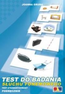 Okładka książki Test do badania słuchu fonemowego