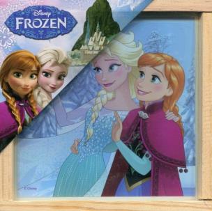 Opakowanie Układanka dewniana Kraina Lodu