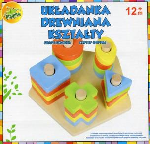 Opakowanie Układanka drewniana Kształty