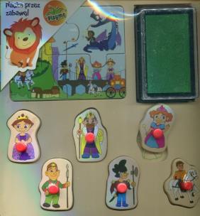 Opakowanie Układanka drewniana Puzzle i pieczątki Królestwo