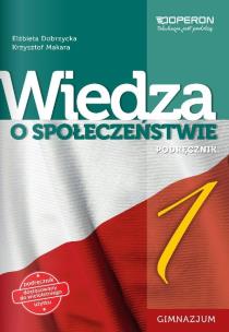 Okładka książki Wiedza o społeczeństwie GIM KL 1. Podręcznik (2015)