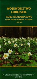 Opakowanie Województwo lubelskie Parki krajobrazowe i inne formy ochrony przyrody 1:300 000