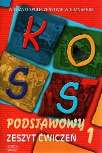 Okładka książki WOS GIM 1 ćw. w.2015 KOSS CIVITAS