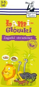 Zagadki obrazkowe Łamigłówki 3-5 lat. Autor: Natalia Minge, Krzysztof Minge. Multiszop.pl Okładka książki Zagadki obrazkowe Łamigłówki 3-5 lat