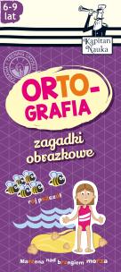 Zagadki obrazkowe Ortografia 6-9 lat. Autor: Trepczyńska Magdalena. Multiszop.pl Okładka książki Zagadki obrazkowe Ortografia 6-9 lat
