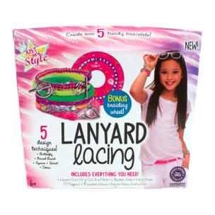 Okładka książki Zestaw do robienia bransoletek Lanyard Lacing JUST MY STYLE