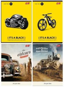 Opakowanie Zeszyt A5/96K kratka MIX chłopięcy (96szt)