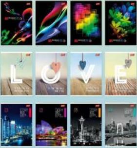 Opakowanie Zeszyt A5/96K linia MIX dziewczęcy (10szt)