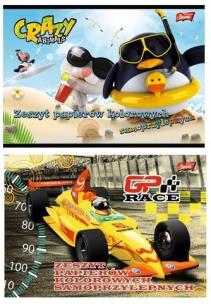 Opakowanie Zeszyt papierów kolorowych samoprzylepnych B4/8K