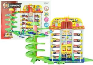 Opakowanie Zjeżdżalnia tor parking samochodowy + auta