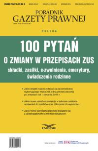 Opakowanie 100 pytań o zmiany w przepisach ZUS