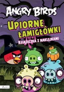 Okładka książki Angry Birds. Upiorne łamigłówki. Książeczka z nak.