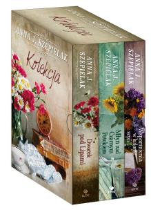 Anna J. Szepielak. Kolekcja. Dworek pod Lipami, Młyn nad Czarnym Potokiem, Wspomnienia w kolorze sepii. Autor: Szepielak Anna J.. Multiszop.pl Okładka książki Anna J. Szepielak. Kolekcja. Dworek pod Lipami, Młyn nad Czarnym Potokiem, Wspomnienia w kolorze sepii