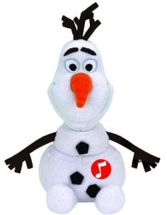 Okładka książki Beanie Babies Lic Disney Olaf - bałwanek z dźwiękiem średni