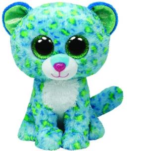 Opakowanie Beanie Boos LEONA - niebieski leopard średni