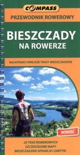 Okładka książki Bieszczady na rowerze przewodnik rowerowy