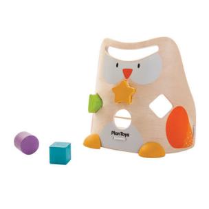 Opakowanie Drewniany sorter sowa