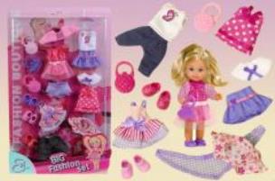 Okładka książki Duży zestaw ubranek dla Evi