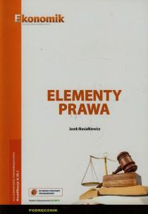 Okładka książki Elementy prawa podręcznik w.2015 EKONOMIK