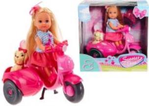 Opakowanie Evi na skuterze