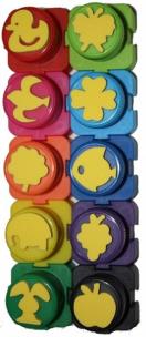 Opakowanie Farby do malowania palcami z pieczątkami Colorino kids 10 kolorów