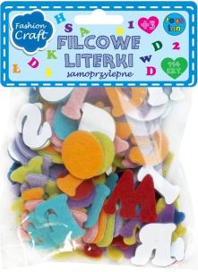 Opakowanie Filcowe naklejki literki (144 szt)