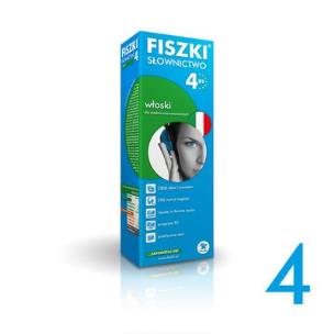 Okładka książki Fiszki język włoski Słownictwo 4