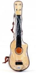 Opakowanie Gitara plastikowa w pokrowcu