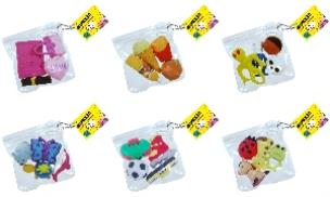 Okładka książki Gumki do Ścierania Puzzle 4 szt. MIX STnux