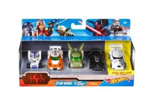 Opakowanie Hot Wheels Gwiezdne Wojny pięciopak pojazdów