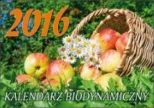 Okładka książki KAL.BIODYNAMICZNY 2016