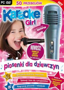 Okładka książki Karaoke Girl Piosenki Dla Dziewczyn nowa edycja z mikrofonem (PC-DVD)