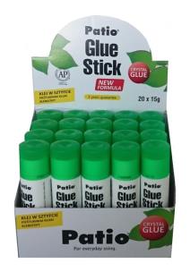 Opakowanie Klej w sztyfcie Crystal Glue 15g display 20 sztuk