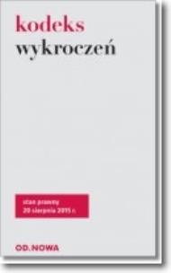 Okładka książki Kodeks wykroczeń