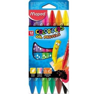 Opakowanie Kredki Colorpeps pastele olejne 12 kolorów MAPED