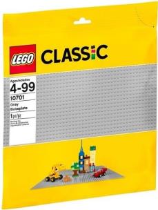 Okładka książki LEGO CLASSIC 10701 Szara płytka konstrukcyjna