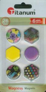 Opakowanie Magnesy do tablicy 6 sztuk