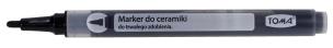 Opakowanie Marker do ceramiki czarny TOMA
