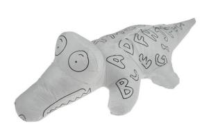 Opakowanie Maskotka do malowania Krokodylek + pisaki