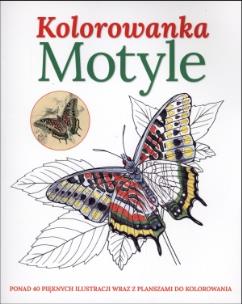 Okładka książki Motyle Kolorowanka