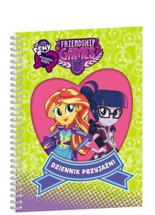 Okładka książki My Little Pony. Equestria girls. Dziennik przyjaźni.