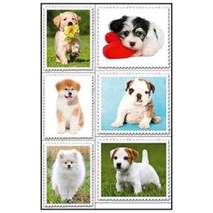 Opakowanie Naklejki A ozdobne Znaczki pieski