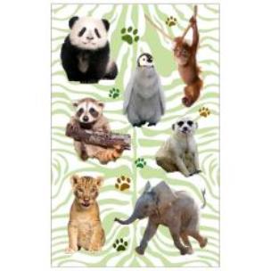 Opakowanie Naklejki A ozdobne ZOO/Zwierzątka