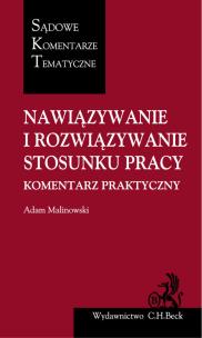 Okładka książki Nawiązywanie i rozwiązywanie stosunku pracy. Komentarz praktyczny