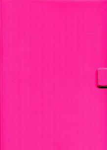 Opakowanie Notes A4 na rzep różowy