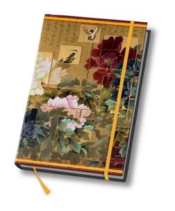 Opakowanie Notes A5 Art book 80 kartek w linie Kwiaty