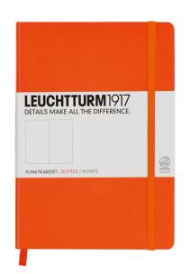 Opakowanie Notes Medium w kropki pomarańczowy