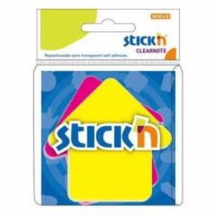 Opakowanie Notes samoprzylepny przezroczysty Strzałka