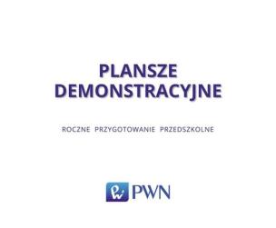 Opakowanie Pewny start Roczne przygotowanie przedszkolne Plansze demonstracyjne